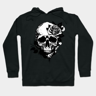 Skull and Rose Hoodie